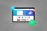 Shopping mall website design